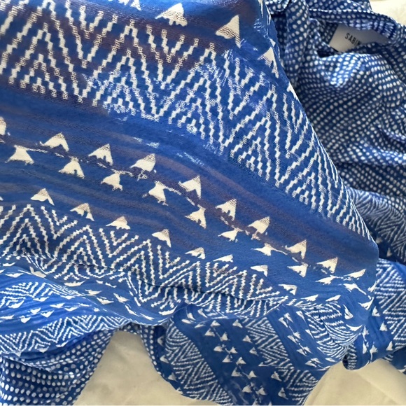 Sabrina Musayev Blue Silk Blouse, size M, never worn! - Picture 3 of 3